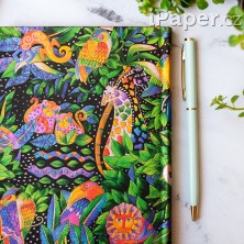 Paperblanks zápisník Jungle Song Flexis midi linkovaný 7266-9