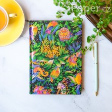 Paperblanks zápisník Jungle Song Flexis midi linkovaný 7266-9