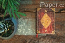 Kniha hostů Paperblanks Golden Trefoil linkovaná 6374-2