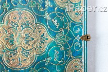 Paperblanks zápisník Turquoise Chronicles mini linkovaný 3216-8