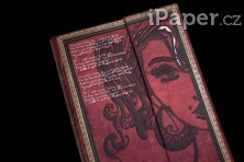 Paperblanks zápisník Amy Winehouse, Tears Dry 2558-0 midi linkovaný
