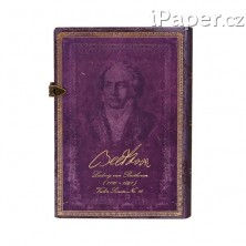 Zápisník Paperblanks Beethoven´s 250th Birthday midi linkovaný 6401-5