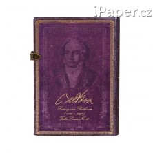 Zápisník Paperblanks Beethoven´s 250th Birthday midi nelinkovaný 6402-2