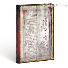 Paperblanks zápisník Bram Stoker, Dracula Mini linkovaný 4398-0