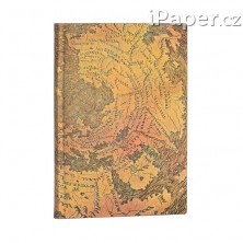 Paperblanks zápisník Hunt-Lenox Globe Flexis midi linkovaný 7270-6