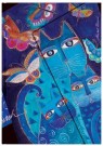 Paperblanks - Paperblanks zápisník Blue Cats & Butterflies 1019-7 mini linkovaný