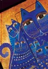 Paperblanks - Paperblanks zápisník Mediterranean Cats 396-1 midi linkovaný