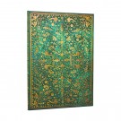 Paperblanks - Diář Paperblanks 2027 Emerald Flower grande vertikální DE1983-2