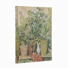 Paperblanks - Diář Paperblanks 18měsíční 2026-2027 Cezanne’s Terracotta Pots and Flowers midi horizontální DE1877-4