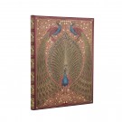 Paperblanks - Diář Paperblanks 18měsíční 2026-2027 Hafiz’s Peacocks ultra vertikální DE1886-6