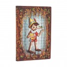 Paperblanks - Diář Paperblanks 2027 Carlo Collodi, Pinocchio Flexis mini horizontální FE1995-5