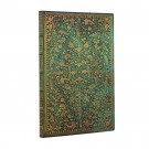 Paperblanks - Diář Paperblanks 18měsíční 2026-2027 Emerald Flower Flexis maxi vertikální FE1989-4