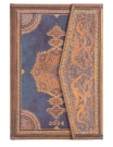 Paperblanks - Paperblanks diář 2024 Safavid Indigo mini horizontální DE0424-0