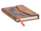 Paperblanks diář 2024 Safavid Indigo mini horizontální DE0424-0