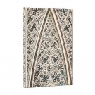 Paperblanks - Diář Paperblanks 2026 Vault of the Milan Cathedral midi horizontální DE0764-8