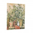 Paperblanks - Diář Paperblanks 2026 Cezanne’s Terracotta Pots and Flowers midi denní DE0752-5