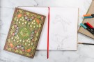 Diář Paperblanks 2026 Poetry in Bloom midi horizontální DE0760-0