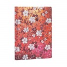 Paperblanks - Zápisník Paperblanks Sakura midi nelinkovaný 5430-6